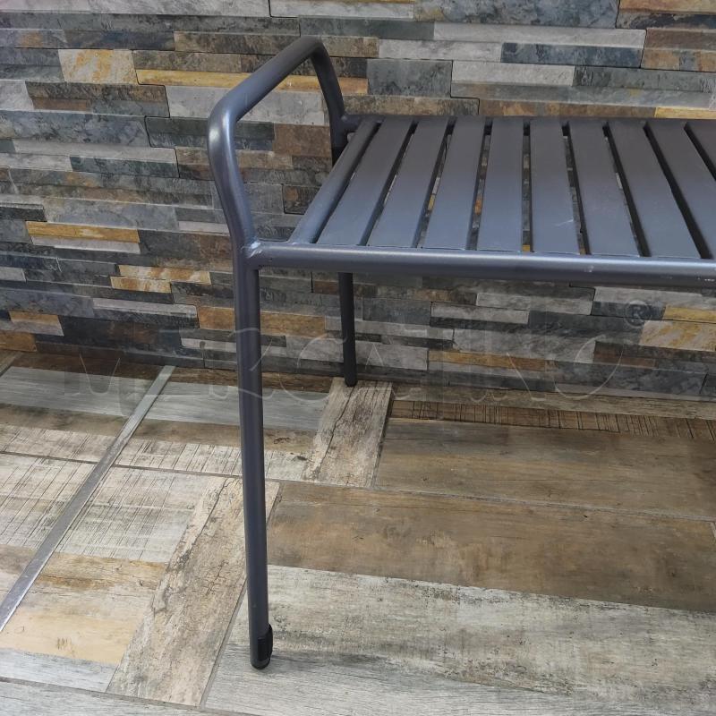 PANCHETTA DINAMICHA DESIGN METALLO GRIGIA  | Mercatino dell'Usato Settimo torinese 4