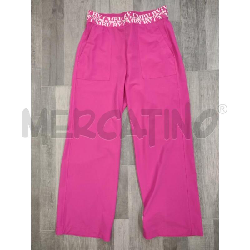 PANTALONE CAMBIO FUCSIA BORDO VITA LOGO GOMMATO | Mercatino dell'Usato Settimo torinese 1
