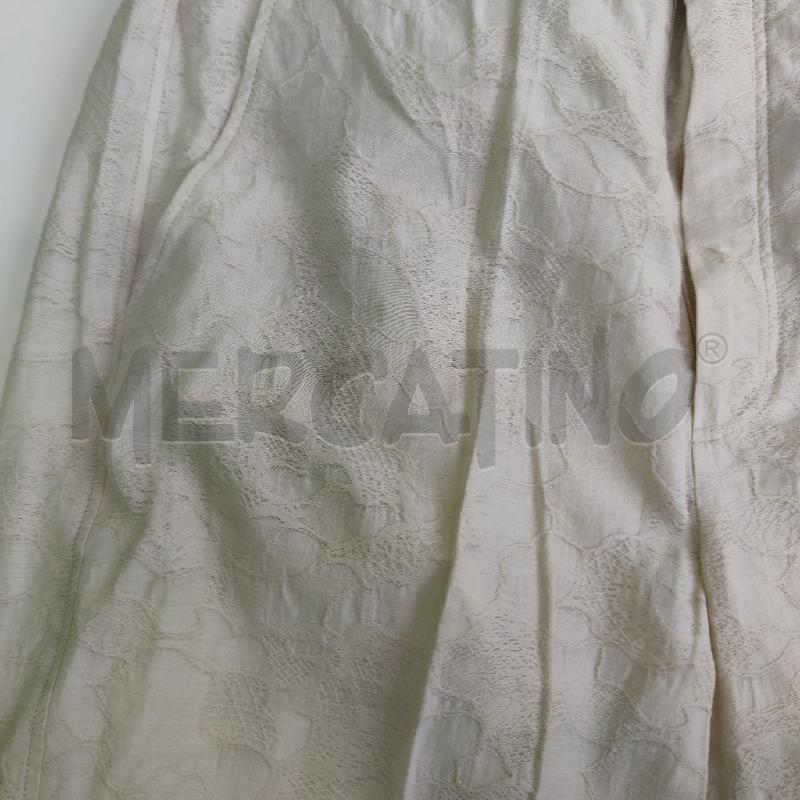 PANTALONE DONNA ALYSI BEIGE RICAMI FIORI | Mercatino dell'Usato Settimo torinese 4