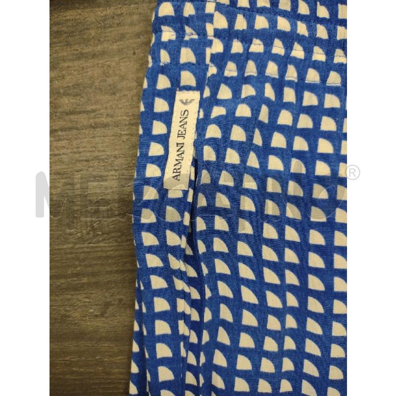 PANTALONE DONNA ARMANI JEANS BLU BIANCO NUOVO | Mercatino dell'Usato Settimo torinese 4