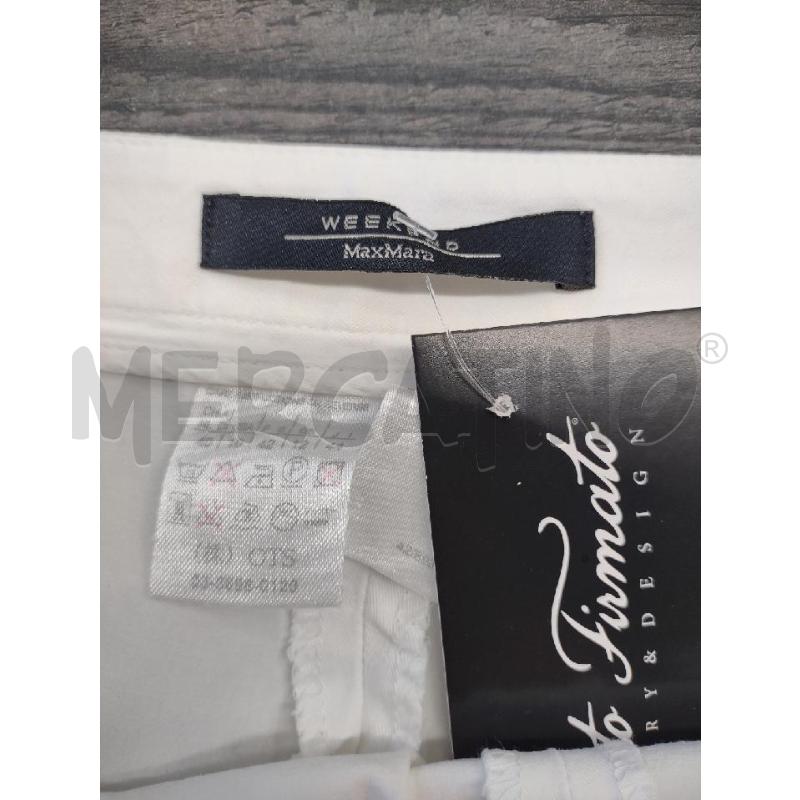 PANTALONE DONNA CAPRI BIANCO WEEKEND MAXMARA  | Mercatino dell'Usato Settimo torinese 3