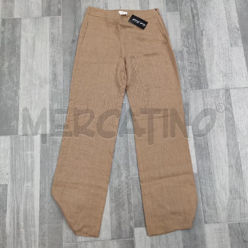 PANTALONE DONNA CHICCA LUALDI LINO PALAZZO LIQUIRIZIA | Mercatino dell'Usato Settimo torinese 1