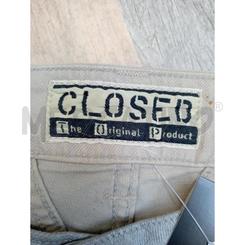 PANTALONE DONNA CLOSED ARGENTO NUOVO | Mercatino dell'Usato Settimo torinese 3
