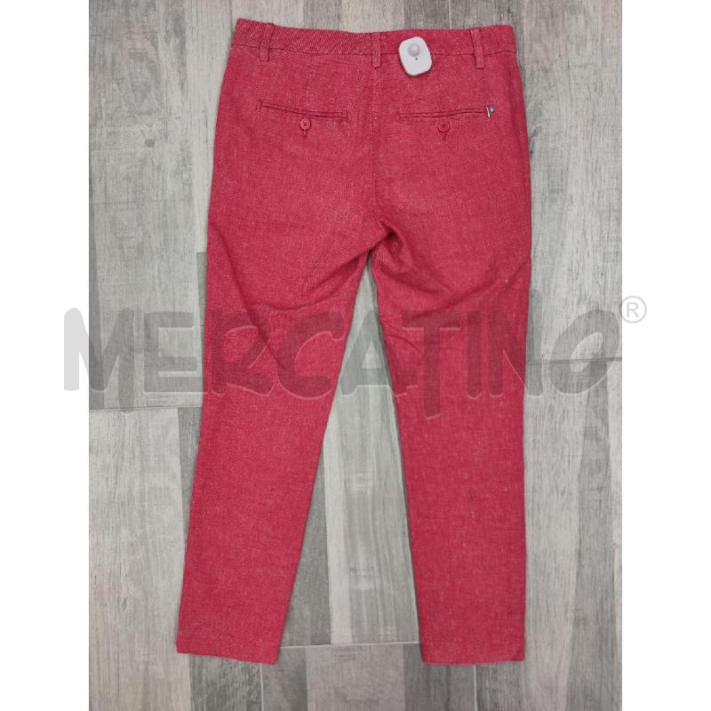 PANTALONE DONNA DONDUP ROSSO LINO COTONE  | Mercatino dell'Usato Settimo torinese 2