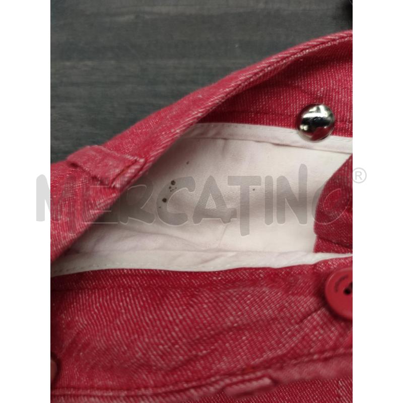 PANTALONE DONNA DONDUP ROSSO LINO COTONE  | Mercatino dell'Usato Settimo torinese 4
