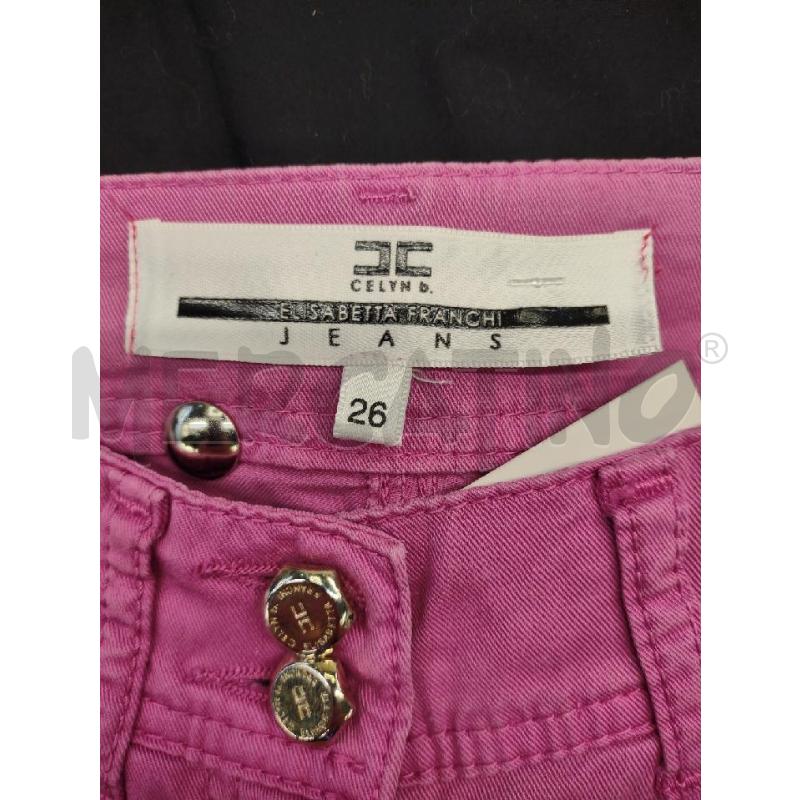 PANTALONE DONNA ELISABETTA FRANCHI FUCSIA | Mercatino dell'Usato Settimo torinese 3