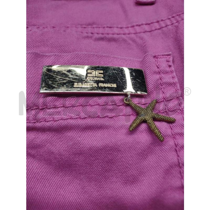 PANTALONE DONNA ELISABETTA FRANCHI FUCSIA | Mercatino dell'Usato Settimo torinese 4