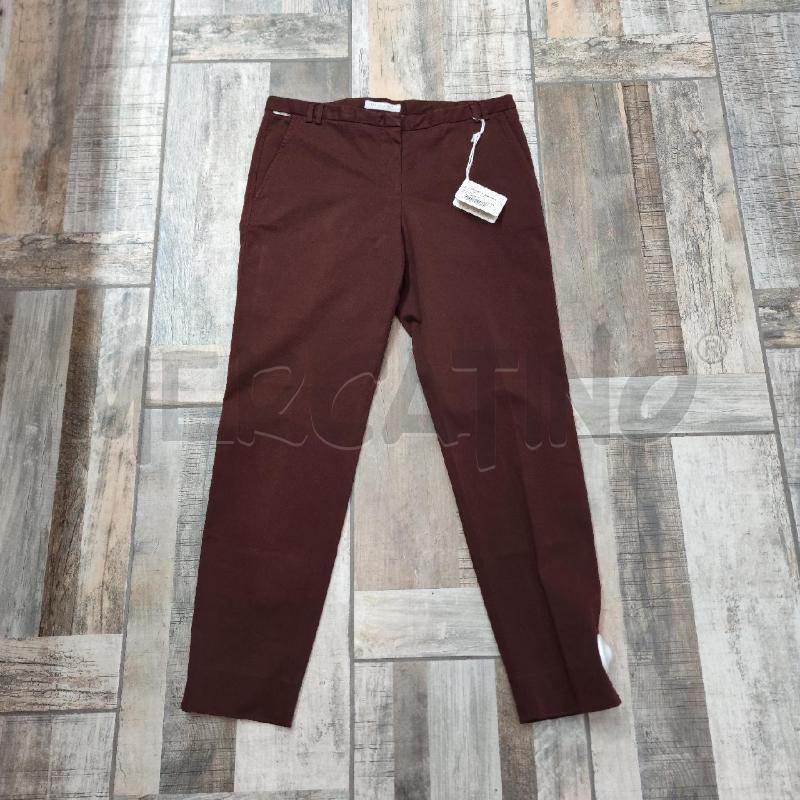 PANTALONE DONNA FABIANA FILIPPI MARRONE NUOVO | Mercatino dell'Usato Settimo torinese 1