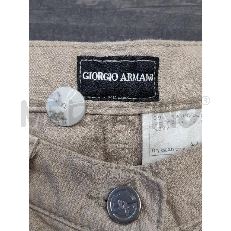 PANTALONE DONNA GIORGIO ARMANI MISTO LINO BEIGE | Mercatino dell'Usato Settimo torinese 3