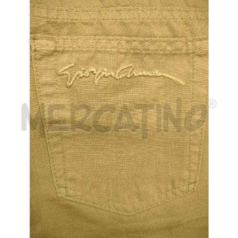 PANTALONE DONNA GIORGIO ARMANI MISTO LINO BEIGE | Mercatino dell'Usato Settimo torinese 5