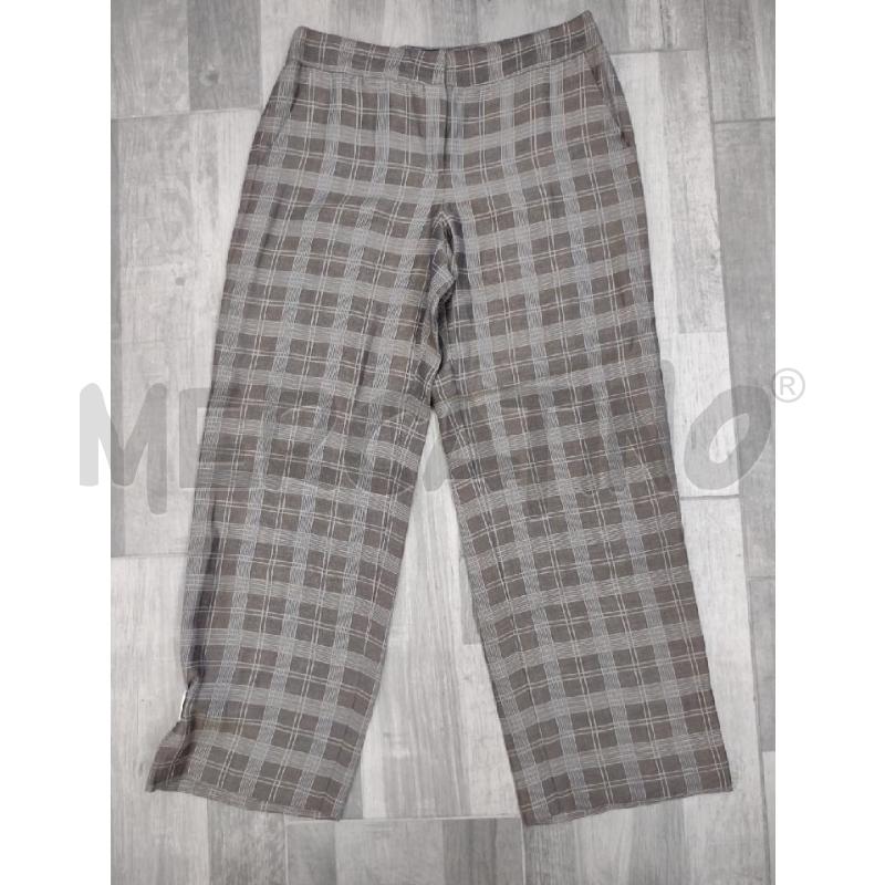 PANTALONE DONNA GIORGIO ARMANI MISTO LINO QUADRI MARR CANGIANTE | Mercatino dell'Usato Settimo torinese 1