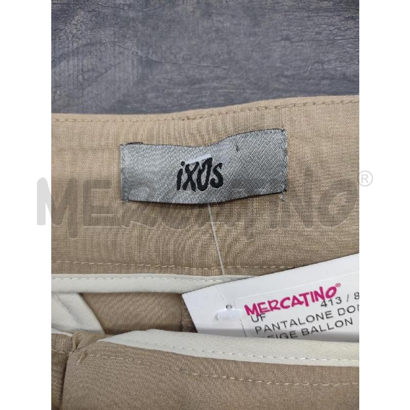 PANTALONE DONNA IXOS BEIGE BALLON | Mercatino dell'Usato Settimo torinese 3