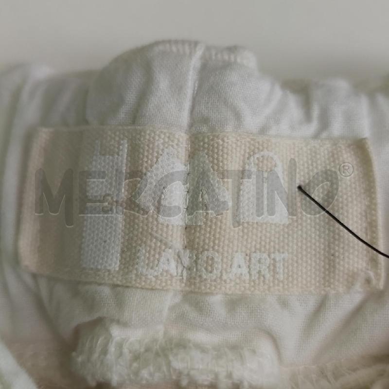PANTALONE DONNA LABO ART BIANCO AMPIO 7/8 | Mercatino dell'Usato Settimo torinese 3