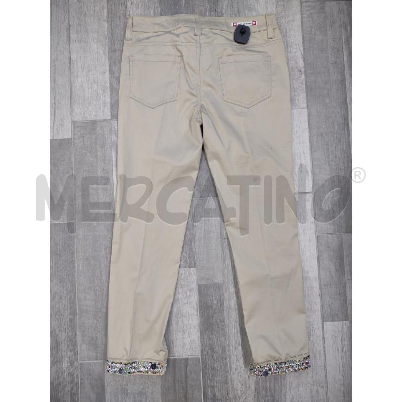 PANTALONE DONNA LOVE MOSCHINO BEIGE NUOVO FONDO PERLINE PAILLETTES  | Mercatino dell'Usato Settimo torinese 2