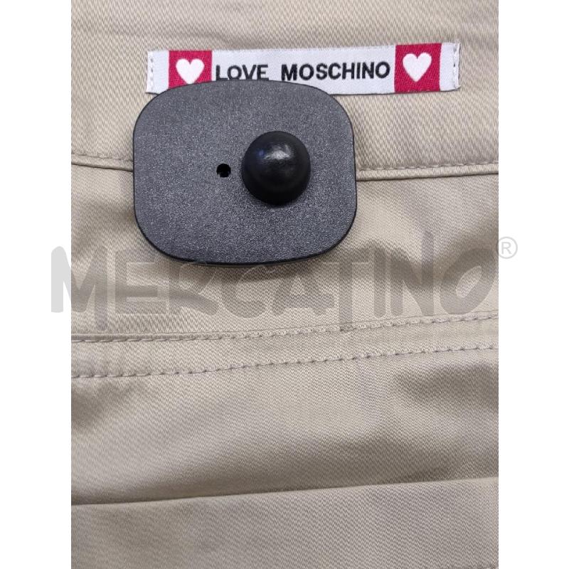 PANTALONE DONNA LOVE MOSCHINO BEIGE NUOVO FONDO PERLINE PAILLETTES  | Mercatino dell'Usato Settimo torinese 4