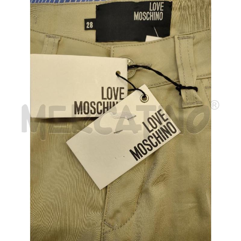 PANTALONE DONNA LOVE MOSCHINO BEIGE NUOVO FONDO PERLINE PAILLETTES  | Mercatino dell'Usato Settimo torinese 5