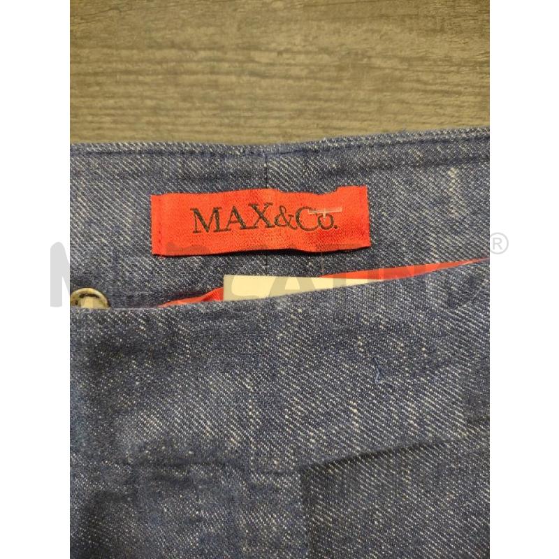 PANTALONE DONNA MAX&CO BLU PALAZZO MISTO LINO | Mercatino dell'Usato Settimo torinese 2
