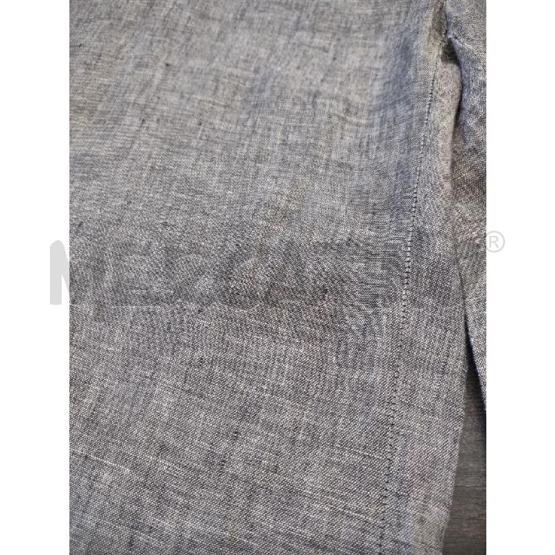 PANTALONE DONNA PATRIZIA PEPE LINO GRIGIO BIANCO PALAZZO | Mercatino dell'Usato Settimo torinese 3