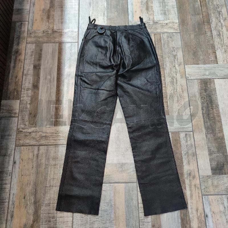 PANTALONE DONNA PELLE NERI CHALICE | Mercatino dell'Usato Settimo torinese 2