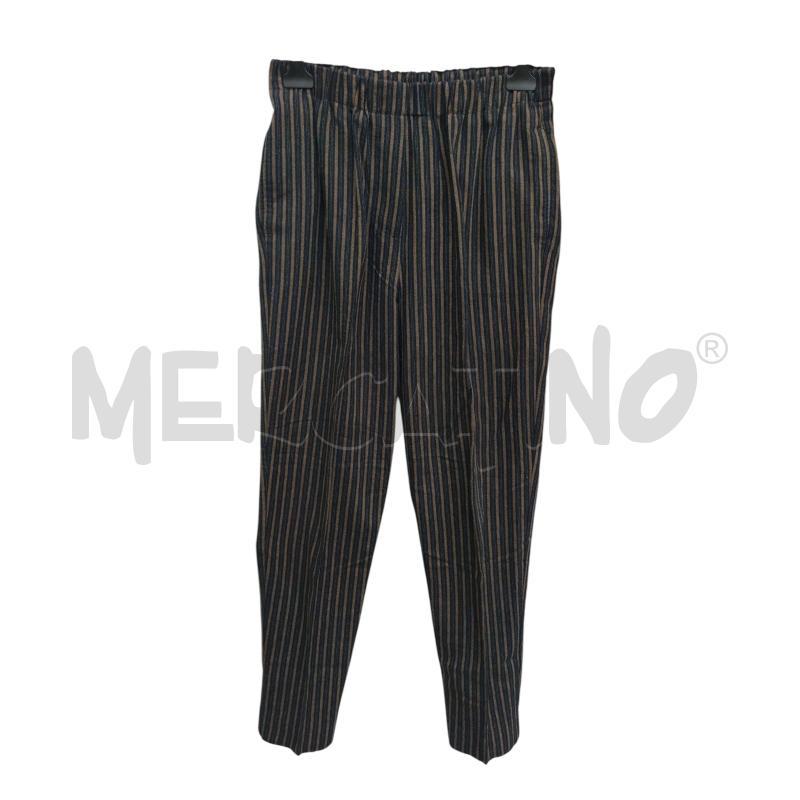 PANTALONE DONNA ROSSO35 BLU BEIGE RIGHE | Mercatino dell'Usato Settimo torinese 1
