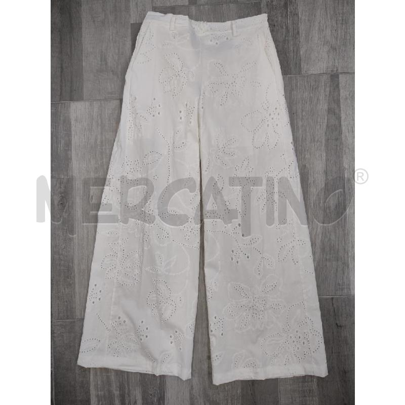 PANTALONE DONNA SUSYMIX BIANCO SANGALLO  | Mercatino dell'Usato Settimo torinese 1