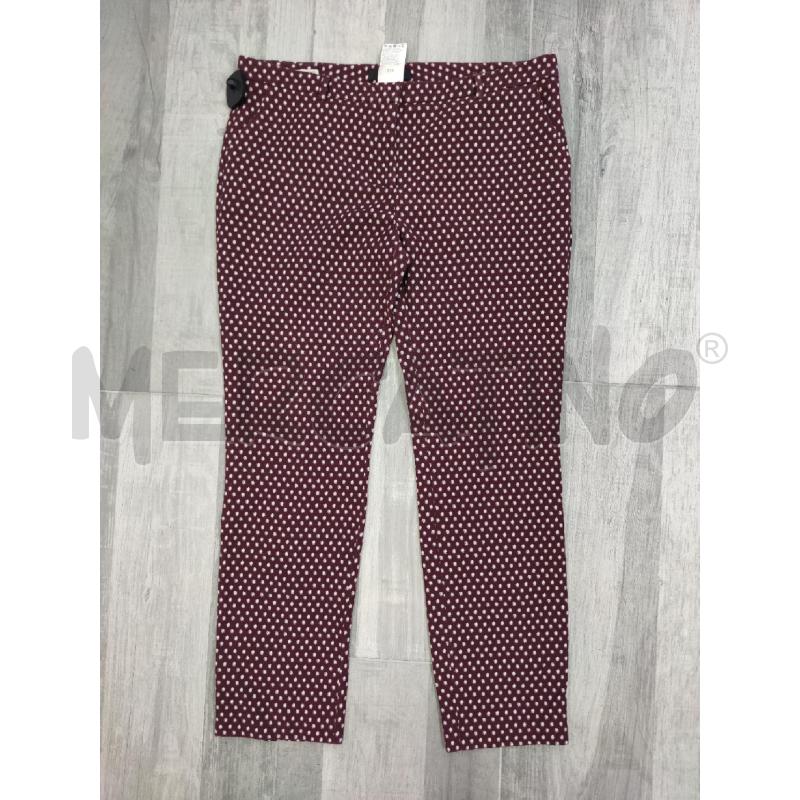 PANTALONE DONNA WEEKEND MAXMARA BORDEAUX POIS | Mercatino dell'Usato Settimo torinese 1