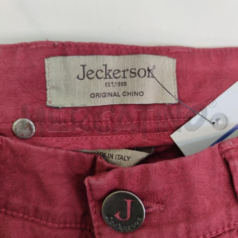 PANTALONE UOMO JECKERSON ROSSO FANTASIA FIORI | Mercatino dell'Usato Settimo torinese 3