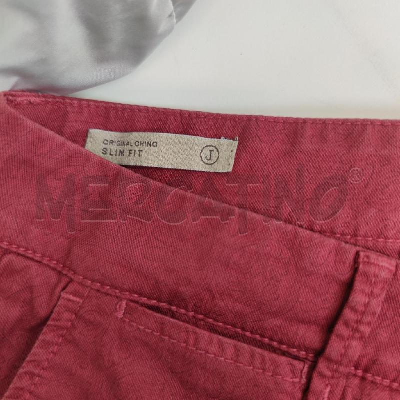 PANTALONE UOMO JECKERSON ROSSO FANTASIA FIORI | Mercatino dell'Usato Settimo torinese 4