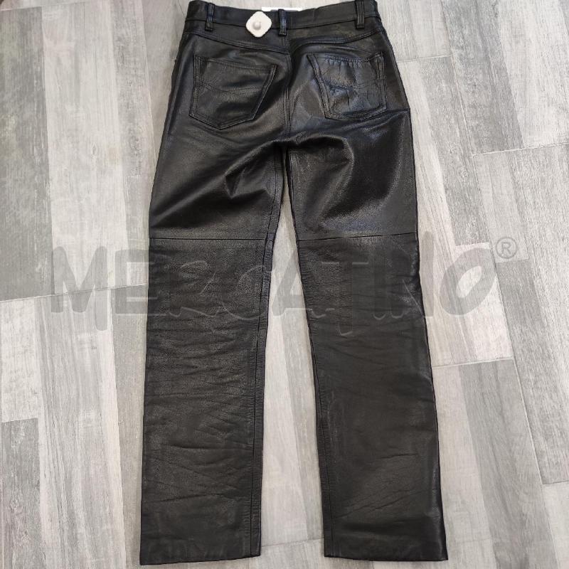 PANTALONE UOMO PELLE NERI LAVORAZ ARTIGIANALE | Mercatino dell'Usato Settimo torinese 2