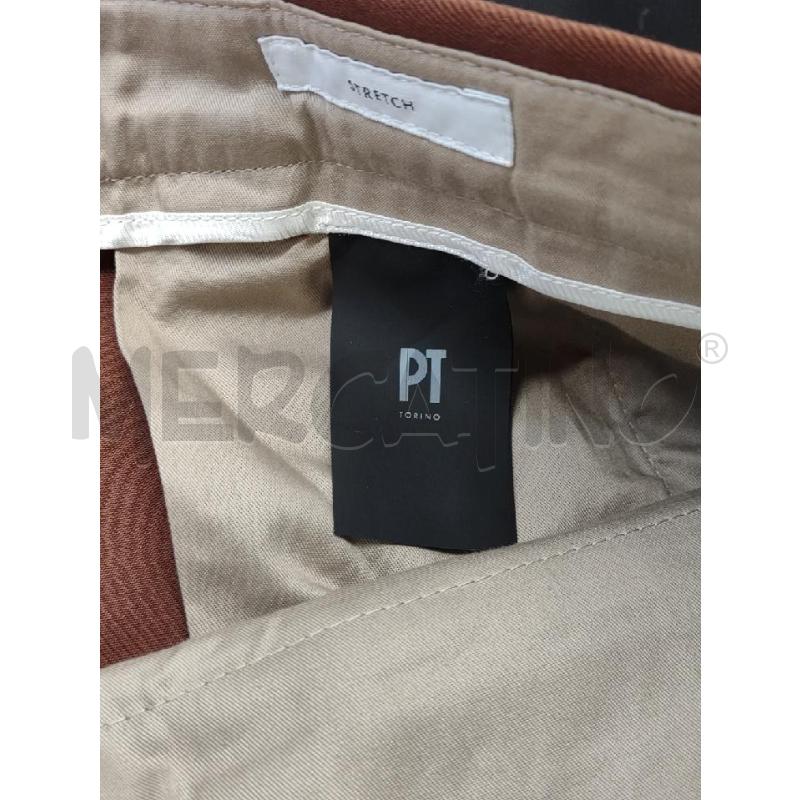 PANTALONE UOMO PT TORINO MARRONE STRETCH | Mercatino dell'Usato Settimo torinese 3
