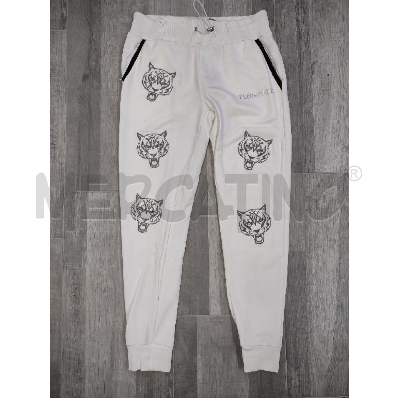 PANTALONE UOMO TUTA PLEIN SPORT BIANCHI TIGRI GRIGIE | Mercatino dell'Usato Settimo torinese 1