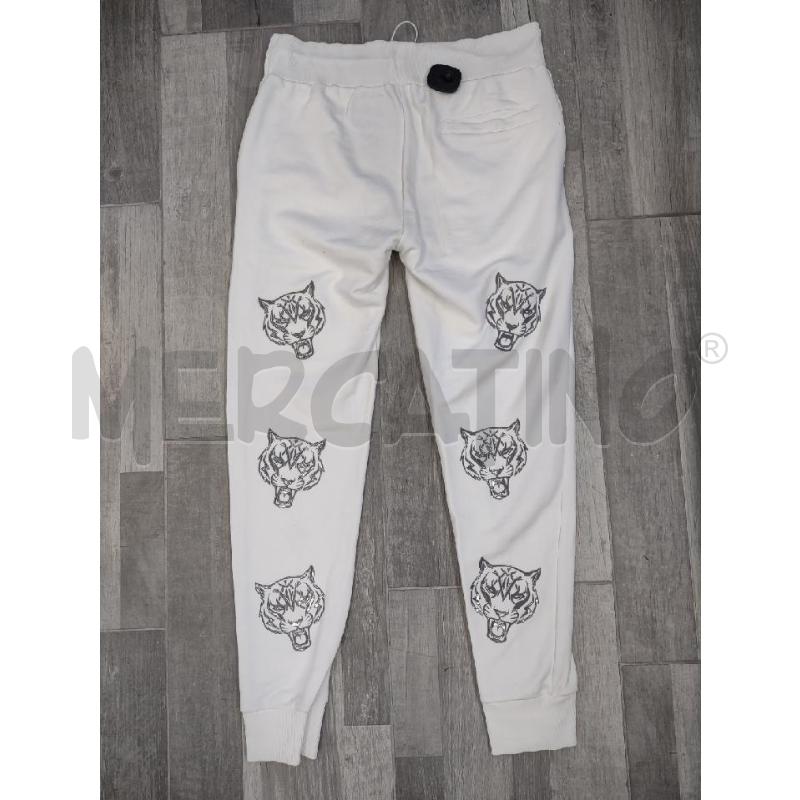 PANTALONE UOMO TUTA PLEIN SPORT BIANCHI TIGRI GRIGIE | Mercatino dell'Usato Settimo torinese 2