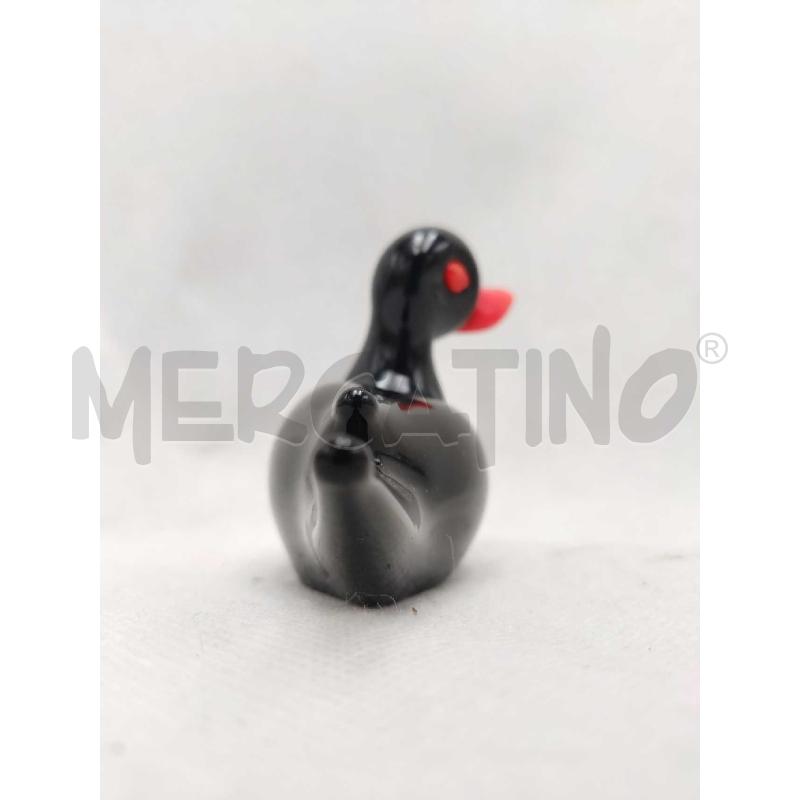 PAPERELLA NERA MURANO CON BECCO ROSSO | Mercatino dell'Usato Settimo torinese 4