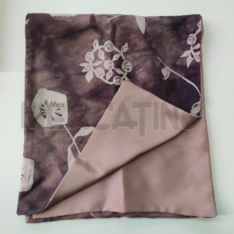PASHMINA MALIPARMI VIOLA CIPRIA FIORI | Mercatino dell'Usato Settimo torinese 1