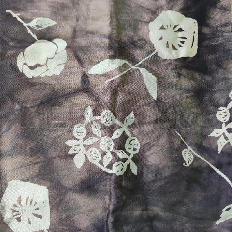 PASHMINA MALIPARMI VIOLA CIPRIA FIORI | Mercatino dell'Usato Settimo torinese 3