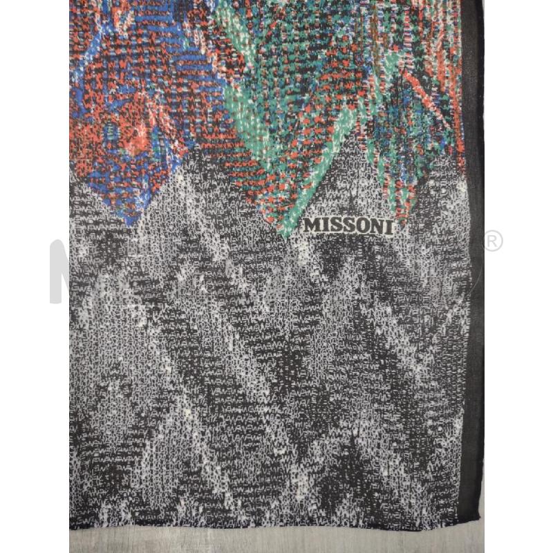 PASHMINA MISSONI SETA FANT BLU ROSSO VERDE | Mercatino dell'Usato Settimo torinese 3