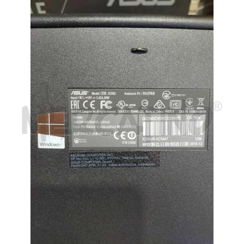 PC ASUS SONICMASTER X556U + TRASFORMATORE | Mercatino dell'Usato Settimo torinese 3