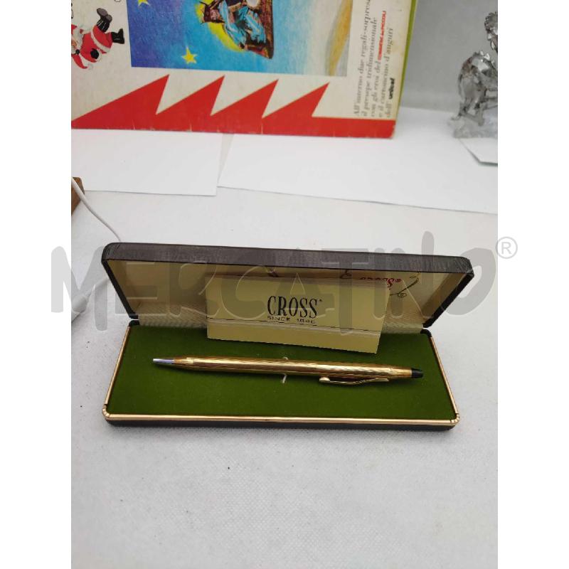 PENNA A SFERA DORATA CROSS MADE IN IRELAND | Mercatino dell'Usato Settimo torinese 1
