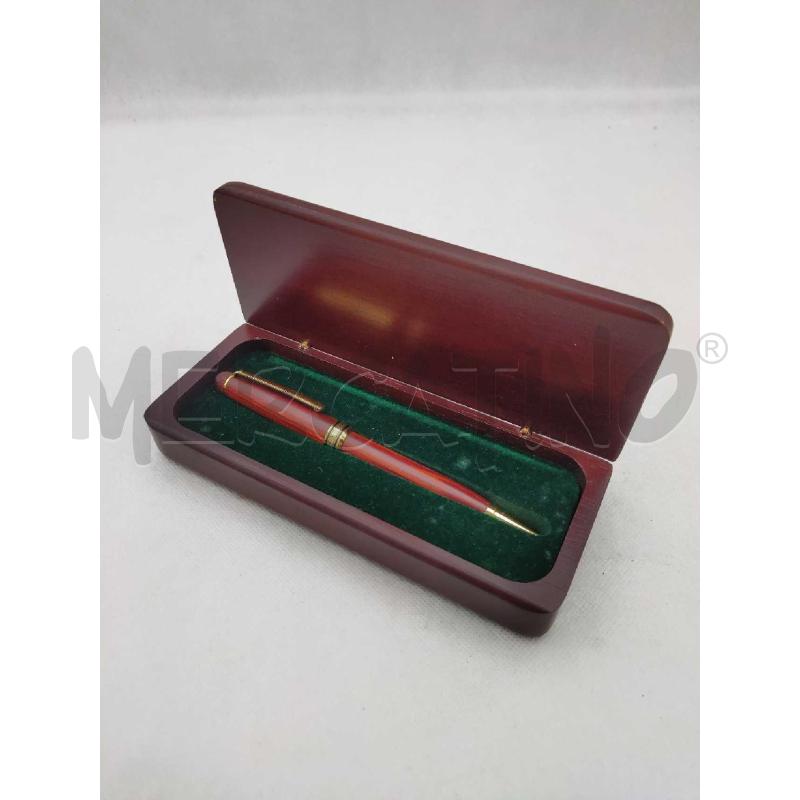 PENNA A SFERA  ROBERTO CAPUCCI CON CUSTODIA IN LEGNO | Mercatino dell'Usato Settimo torinese 1
