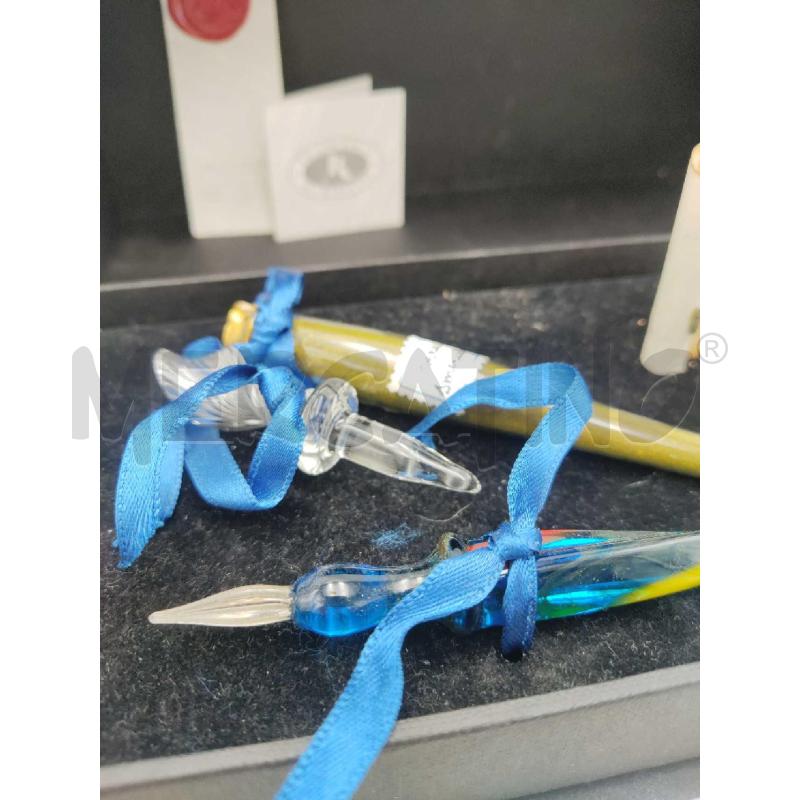 PENNINO E CALAMAIO IN VETRO DI MURANO FRANCESCO RUBINATO | Mercatino dell'Usato Settimo torinese 2