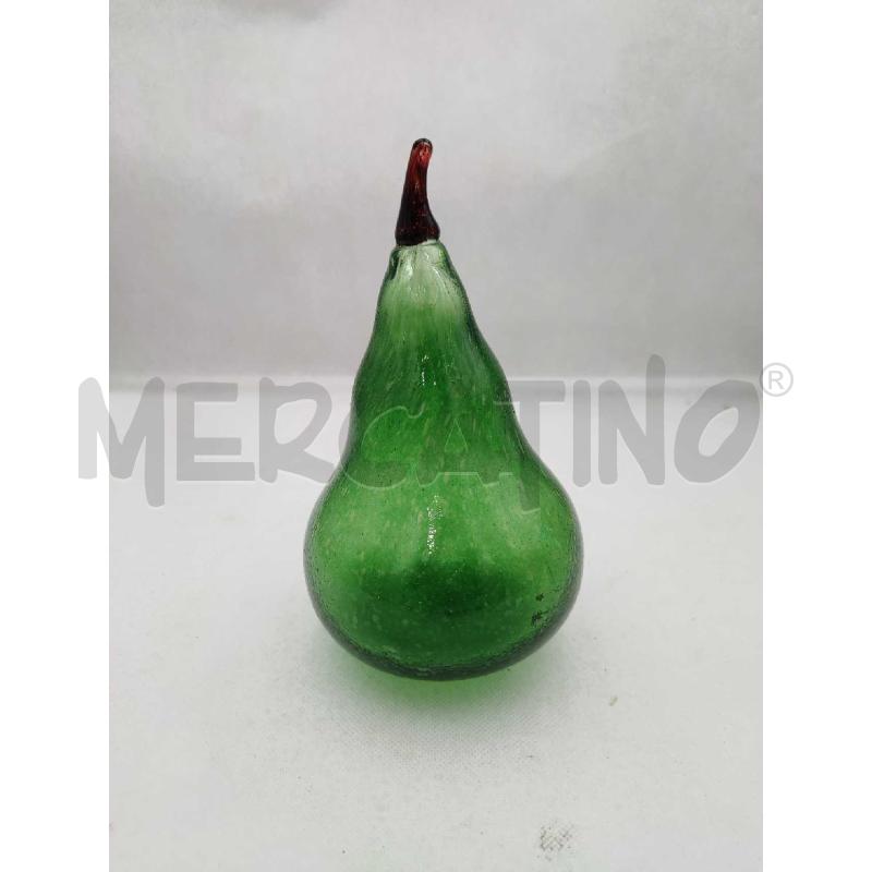 PERA VETRO MURANO VERDE | Mercatino dell'Usato Settimo torinese 2