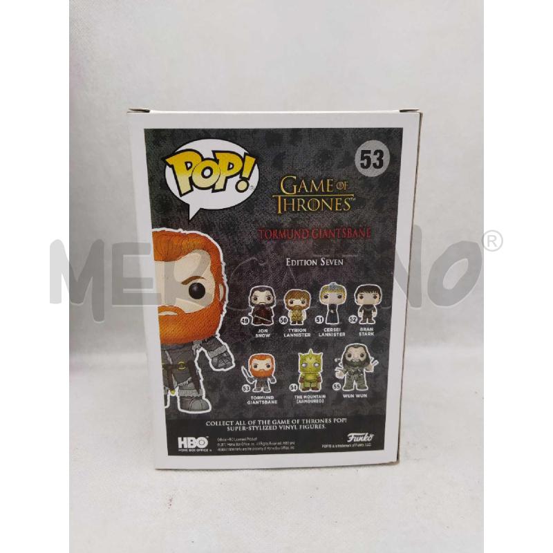PERSONAGGIO FUNKO POP GAMES OF THRONES 49 | Mercatino dell'Usato Settimo torinese 3