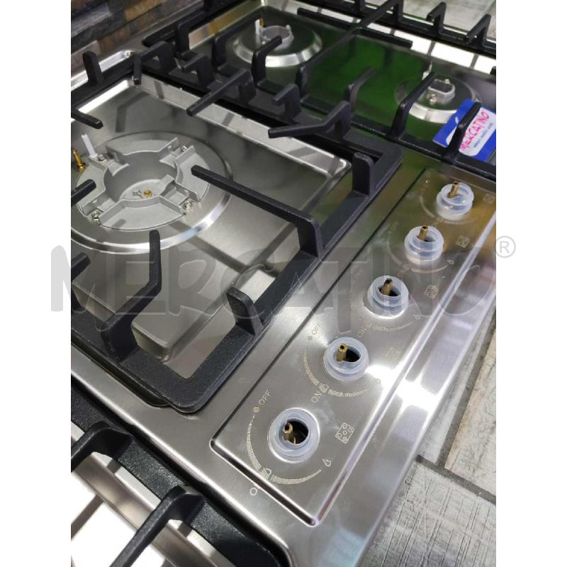 PIANO COTTURA GAS 5 FUOCHI HOLE BOARD  | Mercatino dell'Usato Settimo torinese 2