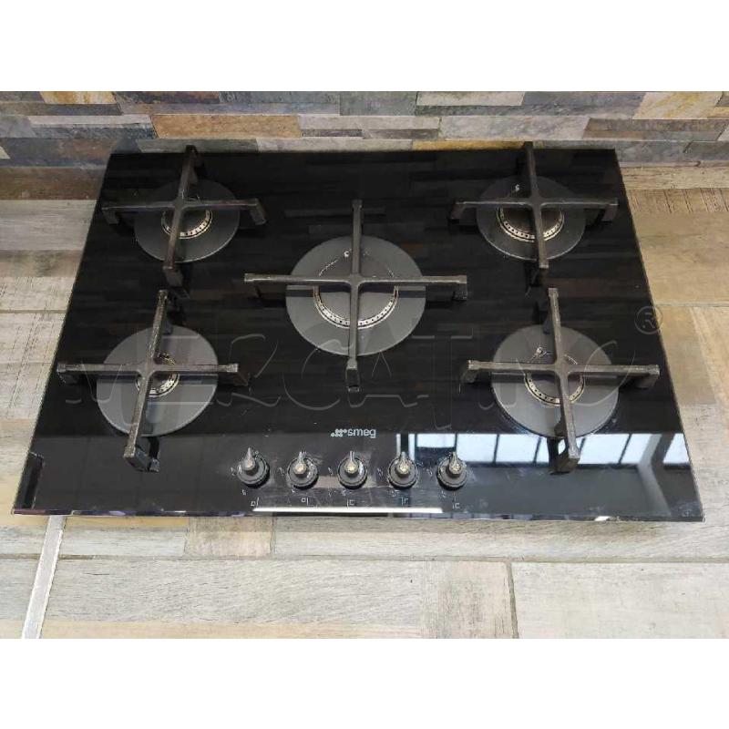 PIANO COTTURA GAS  5 FUOCHI SMEG | Mercatino dell'Usato Settimo torinese 1