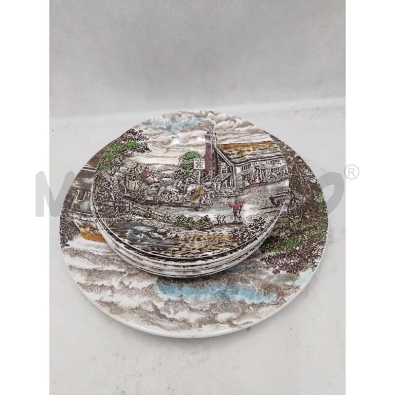 PIATTINI DOLCE WOOD SON MADE IN ENGLAND | Mercatino dell'Usato Settimo torinese 1