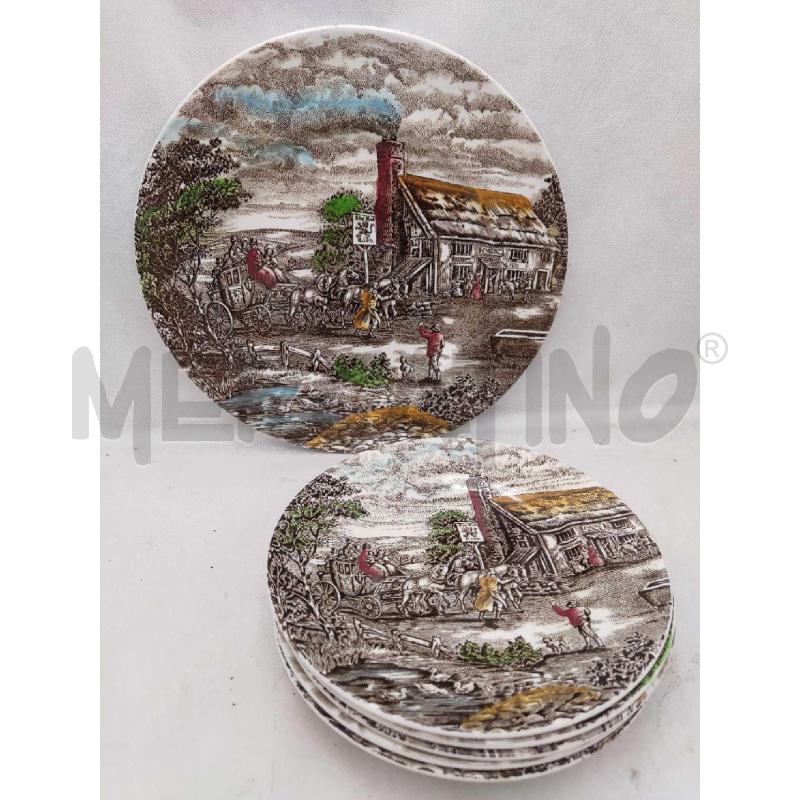 PIATTINI DOLCE WOOD SON MADE IN ENGLAND | Mercatino dell'Usato Settimo torinese 3