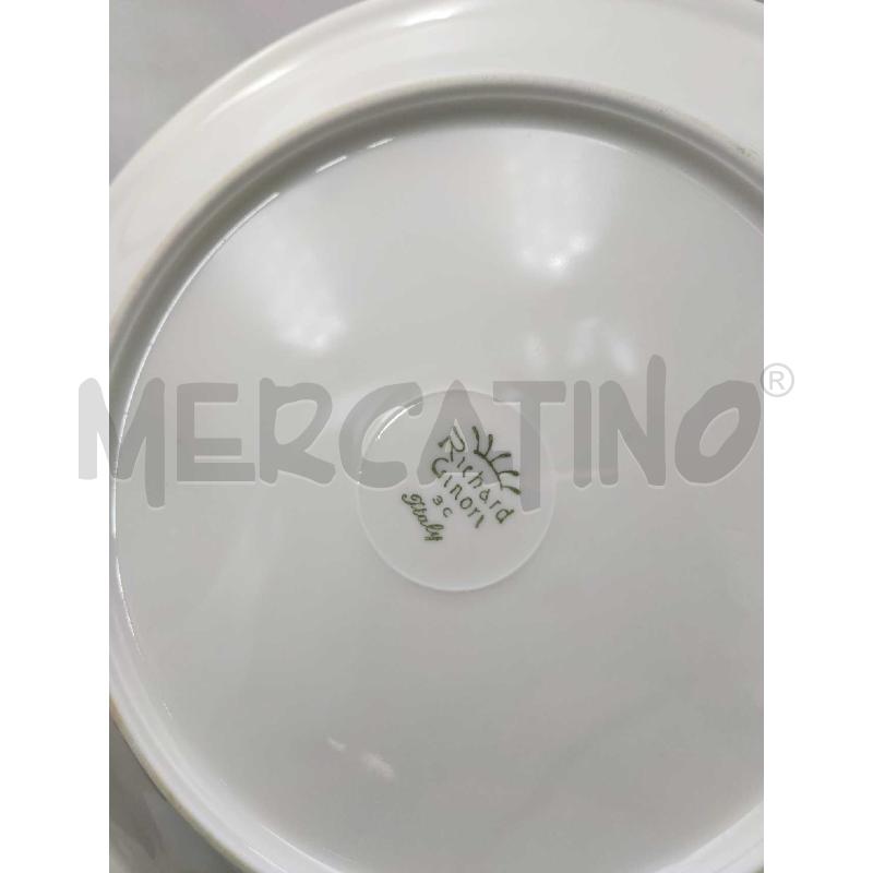 PIATTI RICHARD  GINORI CON DISEGNO MARRONE  | Mercatino dell'Usato Settimo torinese 3
