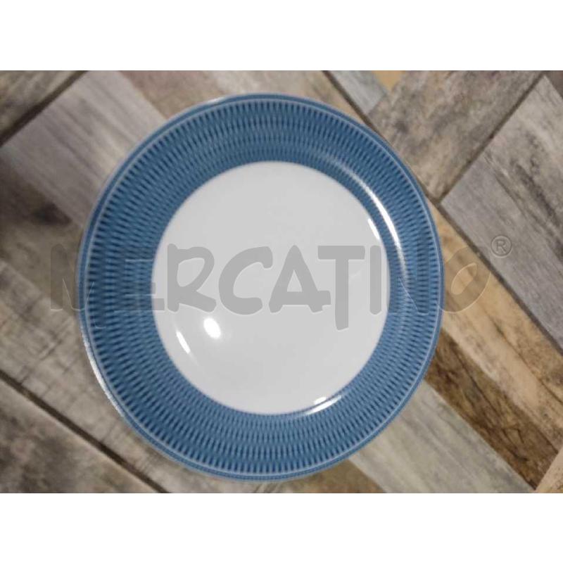 PIATTI SET DA 6 MANIFATTURA DI LAVENO RICHARD GINORI GROUP BIANCO E BLU  | Mercatino dell'Usato Settimo torinese 2