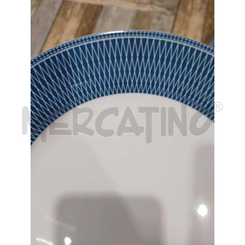 PIATTI SET DA 6 MANIFATTURA DI LAVENO RICHARD GINORI GROUP BIANCO E BLU  | Mercatino dell'Usato Settimo torinese 4