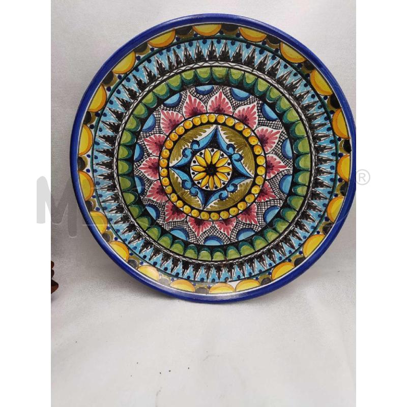 PIATTO CERAMICA PESCHICI DIPINTO  | Mercatino dell'Usato Settimo torinese 1